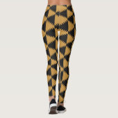 Gelb und Schwarz Leggings (Rückseite)