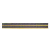 Gelb und schwarz Modern Mudclou Satin Ribbon Satinband (Vorderseite)