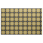 Gelb und Schwarz Modernes geometrisches Muster Stoff (Fat Quarter (45,7 x 55,9 cm))