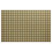 Gelb und Schwarz Modernes geometrisches Muster Stoff (Fat Quarter (45,7 x 55,9 cm))