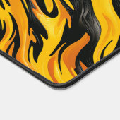 Gelb und Schwarz Schreibtischunterlage (Ecke)