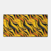 Gelb und Schwarz Schreibtischunterlage (Vorderseite)