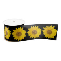 Gelb- und Schwarz-Sonnenblumenmuster