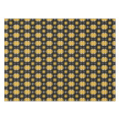 Gelb und Schwarz Tischdecke (Vorderseite (Horizontal))