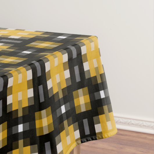 Gelb und Schwarz Tischdecke (Beispiel)