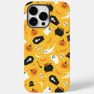 Gelb- und Schwarz-Weiß-Muster Case-Mate iPhone 14 Pro Max Hülle