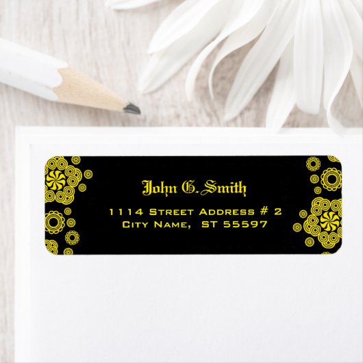 Gelb- und Schwarzkreismuster (Insitu)