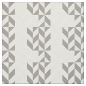 Gelb und silber Geometric ZigZag Stoff (Muster)