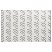 Gelb und silber Geometric ZigZag Stoff (Fat Quarter (45,7 x 55,9 cm))