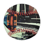 Gelb- und Türkiszug Baseball (Rückseite)