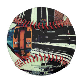 Gelb- und Türkiszug Baseball