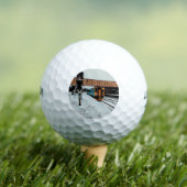 Gelb- und Türkiszug Golfball (Insitu T-Shirt)