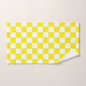 Gelb und Weiß Badhandtuch Set (Handtuch)