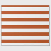 Gelb und weiß, breit, horizontal gestreift geschenkpapier (Flach)