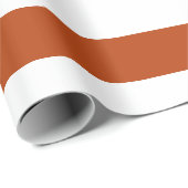 Gelb und weiß, breit, horizontal gestreift geschenkpapier (Rolleneckpunkt)