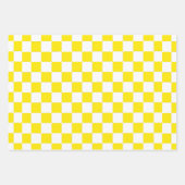 Gelb und Weiß Geschenkpapier Set (Vorderseite)