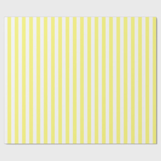Gelb und weiß gestreift geschenkpapier (Flach)