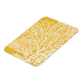 Gelb und Weiß Magnet (Linke Seite)