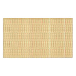 gelb und weiß mit einem aufwändigen Farbton Namenschild