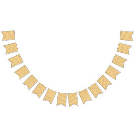 gelb und weiß mit einem aufwändigen Farbton Wimpelkette