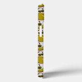 Gelb und weiß, nahtloses Muster tropischer Früchte Case-Mate iPhone Hülle (Rückseite / Rechts)