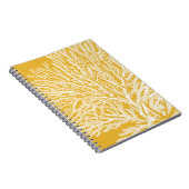 Gelb und Weiß Notizblock (Rechte Seite)