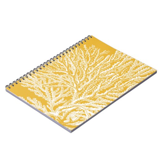 Gelb und Weiß Notizblock (Linke Seite)