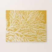 Gelb und Weiß Puzzle (Horizontal)