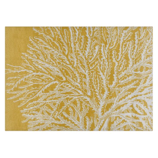 Gelb und Weiß Schneidebrett (Vorderseite)