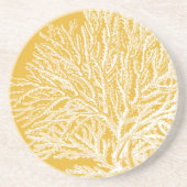 Gelb und Weiß Untersetzer (Vorne)