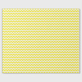Gelb und Weiß Zickzack Schleifpapier Geschenkpapier (Flach)