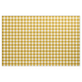 Gelb- und Weißer Gingham-Karo Stoff (Fat Quarter (45,7 x 55,9 cm))