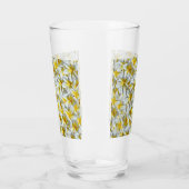 Gelb- und Weißfrangipani-Cluster, Glas (Links)