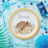 Gelb unser kleiner lieber Hirsch, Sonnenblumen Dai Pappteller (Party)