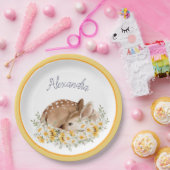 Gelb unser kleiner lieber Hirsch, Sonnenblumen Dai Pappteller (Party)