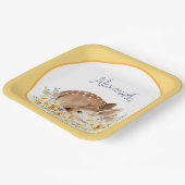 Gelb unser kleiner lieber Hirsch, Sonnenblumen Dai Pappteller (Gewinkelt)