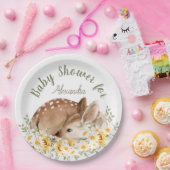 Gelb unser kleiner lieber Hirsch, Sonnenblumen Dai Pappteller (Party)