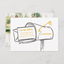 Gelb unsere neue E-Mail-Box bewegen