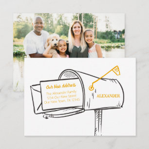 Gelb unsere neue E-Mail-Box bewegen
