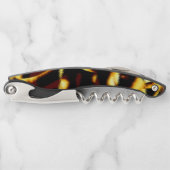 Gelb verbrannte Streifen sehen samtig oder fehlerh Kellnermesser (Vorderseite)