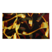 Gelb verbrannte Streifen sehen samtig oder fehlerh Kissenbezug (Rückseite-Links)