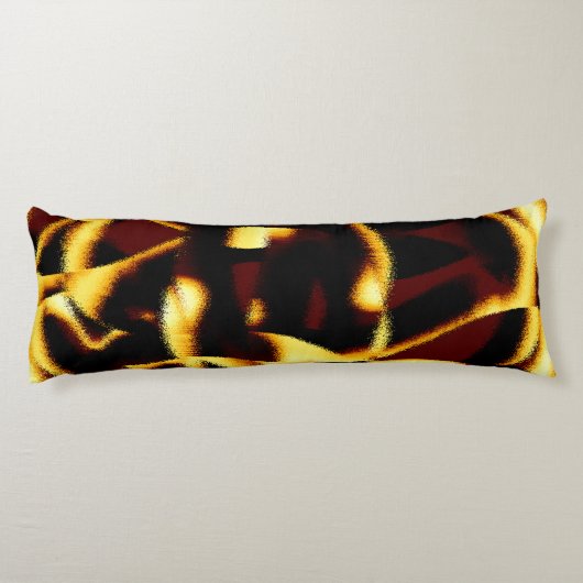 Gelb verbrannte Streifen sehen samtig oder fehlerh Seitenschläferkissen (Rückseite)