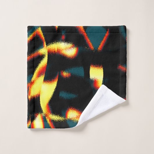 Gelb verbrannte Streifen sehen terisch aus, fehler Badhandtuch Set (Waschlappen)