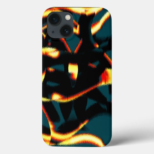 Gelb verbrannte Streifen sehen terisch aus, fehler Case-Mate iPhone Hülle (Rückseite)