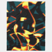 Gelb verbrannte Streifen sehen terisch aus, fehler Fleecedecke (Vorderseite)