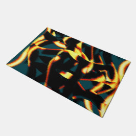 Gelb verbrannte Streifen sehen terisch aus, fehler Fußmatte