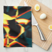 Gelb verbrannte Streifen sehen terisch aus, fehler Geschirrtuch (Viertel Falte)