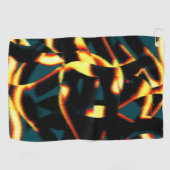 Gelb verbrannte Streifen sehen terisch aus, fehler Golfhandtuch (Horizontal)