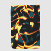 Gelb verbrannte Streifen sehen terisch aus, fehler Golfhandtuch (Vorderseite)