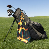 Gelb verbrannte Streifen sehen terisch aus, fehler Golfhandtuch (Gras)